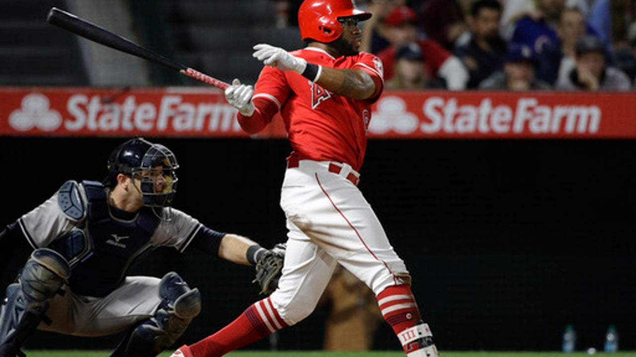 Sabathia leaves with injury; Young rallies Angels past Yanks (Jun 13, 2017)